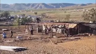 Palestinian Bedouin prepare to flee Jordan Valley village due to harassment by Jewish settlers