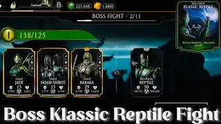 Boss Klassic Reptile Event 2 Walkthrough Gameplay MK Mobile & Second summon Required eyes