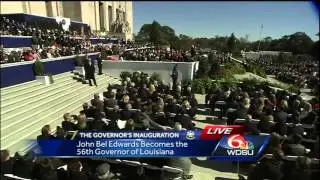 Watch: Governor John Bel Edwards delivers inauguration speech