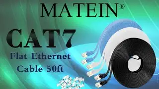 MATEIN Cat 7 High Speed 50ft  Ethernet Cable | $100k Bonuses in Description