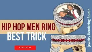 How to make Hip Hop Men Ring || कैसे बनाएं हिप हॉप मेन रिंग || custom piece || #ring