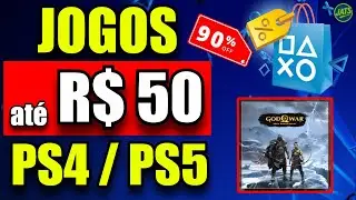 PROMO&Ccedil;&Atilde;O NO PS4 E PS5 🔥 JOGOS BARATOS AT&Eacute; 50 REAIS NA PROMO&Ccedil;&Atilde;O DE F&Eacute;RIAS PLAYSTATION