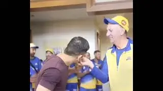 Dhoni and his love towards CAKE