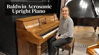 Baldwin Acrosonic Upright Piano Walnut | Review & Demo | Sherwood Phoenix