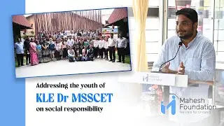 A session on Social Responsibility of Youth to Gogte College BBA students