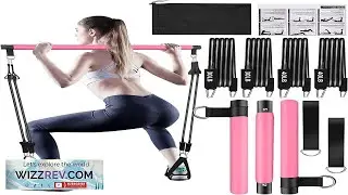 Pilates Bar Kit with Resistance BandsPilates Bar with Stackable Bands Workout Equipment Review