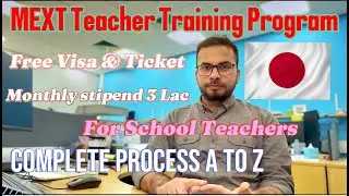 MEXT (Japanese Scholarship) Teacher Training Program | School Teacher| Hindi/Urdu| AwaisVlogs