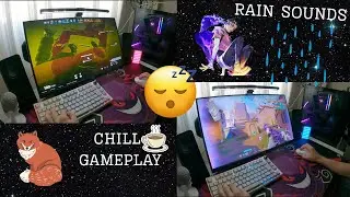 Chill Gaming on a cozy rainy morning ₊˚⊹☆