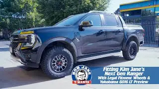Fitting Kim Jane's Next Gen Ranger with Legal Wheels & Yokohama G016's || Monster Off Road Wheels
