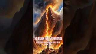 The Burning Mountain: God&rsquo;s Power and Holiness Revealed on Mount Sinai #shorts #bible #biblestories