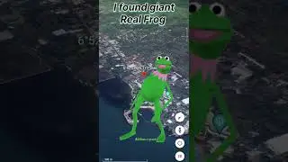I Found a Giant Frog 🐸 Is Real On Google Earth 🌎 #frog