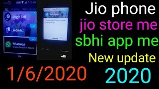 Jio phone jio store me new update Today//jio phone jio store me sbhi app me update 2020