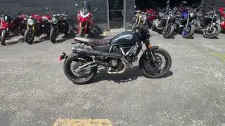2024 Ducati Scrambler Nightshift &ndash; Termignoni Race Exhaust &ndash; LED Turn Signals &ndash; 384 Miles &ndash; $10,995