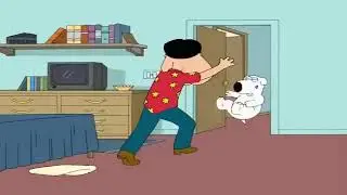 Family Guy Quagmire beats up Brian Vocoded to SVTFOE End Credits