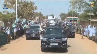 TOURNÉE DU MARÉCHAL DU TCHAD - Accueil chaleureux  à Moundou