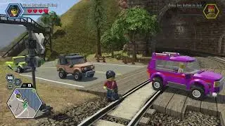 LEGO CITY UNDERCOVER Train driving experience and heavy cars 