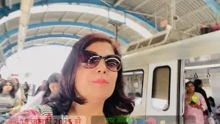 Delhi Metro train  🚝ki ek jhalak #minivlog #indiandiaries #priyankakepal 🧿
