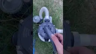 Промывка песчаного фильтрующего насоса Intex менее чем за 60 секунд #Intex #AboveGroundPool #Sand...
