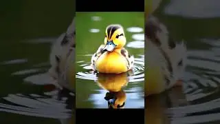 Cute Duck Reaction !! #ai #duck #animals #shortsfeed #ytshorts #shorts