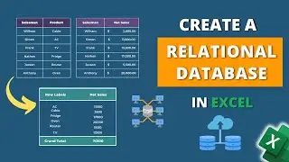 Как создать реляционную базу данных в Excel