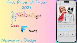#6 Flutter music player UI 2023 || Bring Your Music App to Life with Neumorphism | Neumorphic Design