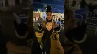 Аарон впервые встал на коньки!!❄️ При участии FashionNova #шорты #agandana #fashionnova #fit #out...