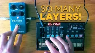 Ambient Drone Music with Korg Volca FM and Infinite Sample Sustainer