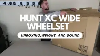 Hunt XC Wide Mountain Bike Wheelset Unboxing, Weight, and Sound