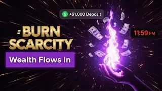 BURN SCARCITY = WATCH WEALTH MULTIPLY 