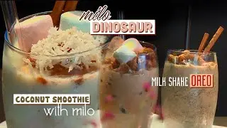 How to Make Perfect MILK SHAKE OREO, Milo Dinosaur, Coconut Smoothie With Milo By MCV Taste Love
