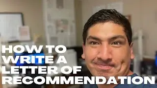 IMG TO RESIDENCY 2022: HOW TO WRITE AN LOR