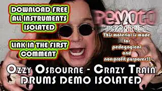Ozzy Osbourne - Crazy Train - ONLY DRUMS - DRUMS DEMO ISOLATED