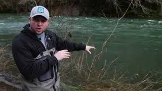 How to READ WATER for STEELHEAD Fishing! | HIGH Water vs. LOW Water | Where Fish Lay