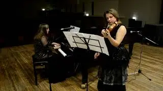 John Cage. Nocturne. Daria Scriabina(violin), Elena Yakovleva(piano). Джон Кейдж. Ноктюрн.#JohnCage