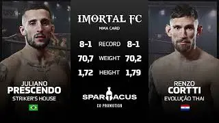 IMORTAL FC 11 - VITORIA DO PARAGUAI - Juliano Prescendo vs Renzo Corti