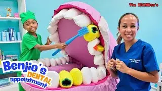 Teaching Kids About Dental Health: Benjamin's Dentist Adventure! (The BRANDons)