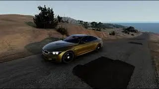 Gameplay BMW M4 В Бименджи Драйв|BeamNG Drive