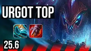 URGOT vs QUINN (TOP) | 9/3/8 | EUW Diamond | 25.6