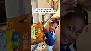 Их реакция, когда я принесла домой чипсы SunChips 😭