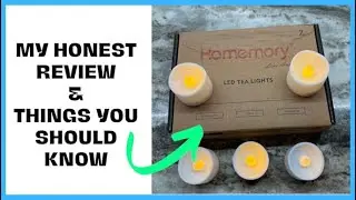 Homemory Timer FlamelessTea Light Candles Review | Would I Buy Again?