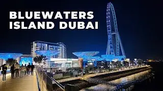 Bluewaters Island Dubai | Day and Night Walk Tour | Chef Par Vlogs