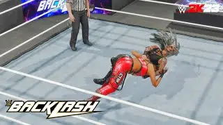 Liv Morgan vs Bayley - SmackDown Title Match: Backlash (WWE 2K23)