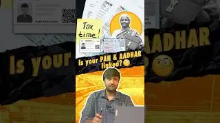 ❌3 BIG Problems - If your PAN and AADHAR is not linked!😮 How to link in 2 mins?#aadharcard #pancard