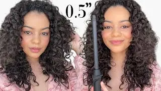 GHD CURL THIN WAND ON 3B CURLS - HONEST REVIEW