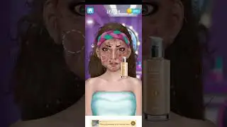 ASMR Homeless old woman transformation makeup animation #1