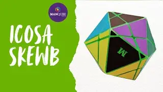 Icosa Skewb | Skewb Cube | Custom Twisty Puzzle 