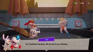 Nickelodeon All-Star Brawl 2 - Ren and Stimpy's Reaction to Powdered Toast Man