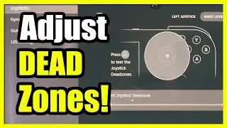 How to Adjust the Deadzone & Stick Drift on Controller for STEAM PC (Settings Tutorial)