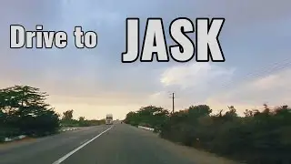 Unseen Beauty of Iran: Quiet Sunset Drive from Zarabad to Jask Along the Coast
