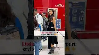 #DishaPatani&rsquo;s sizzling airport look is pure glamour! ✨ Stylish as ever at Delhi airport! 🔥